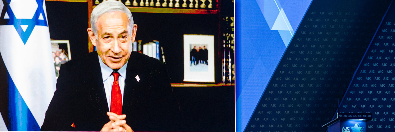 Israeli Prime Minister Netanyahu Addresses AJC Global Forum 2023