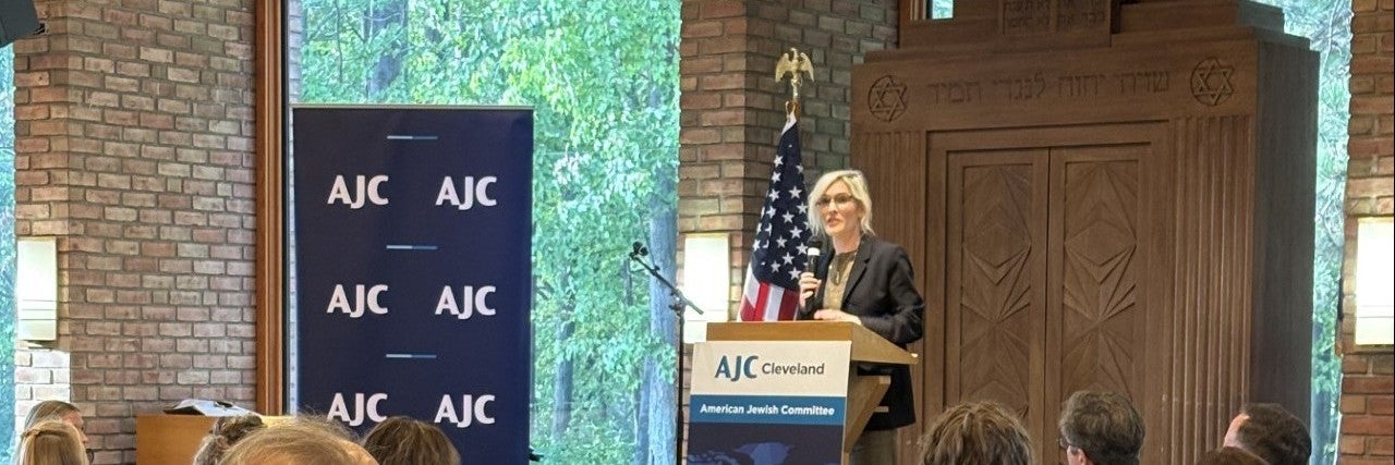 AJC's Holly Huffnagle at AJC Cleveland's Antisemitism in the Age of Algorithms Sept 2026