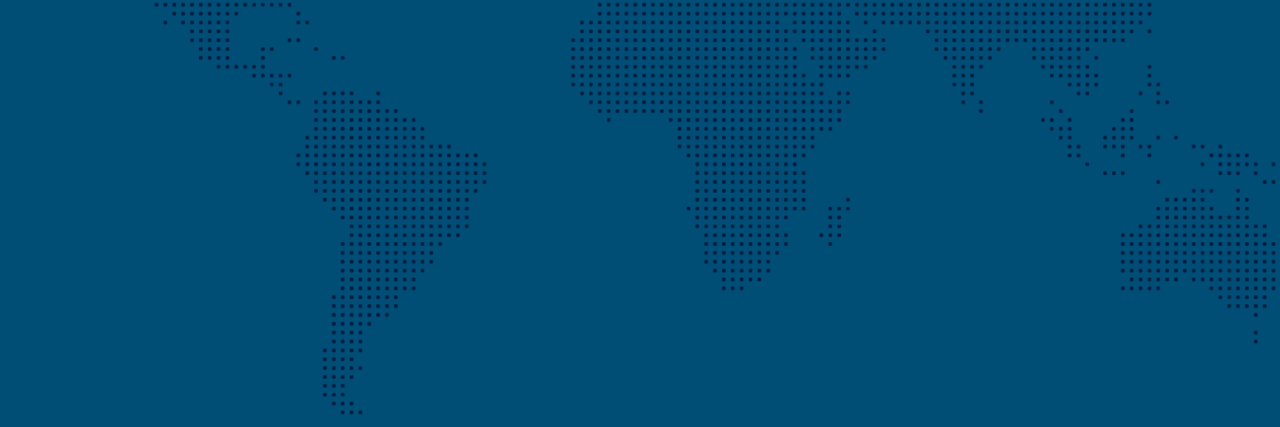 Map on blue background