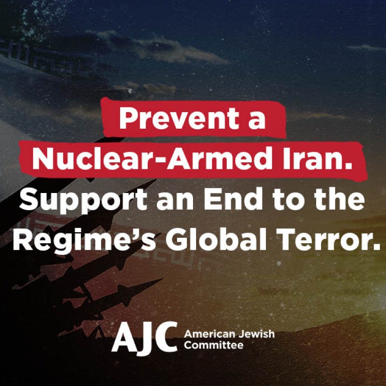 Prevent a Nuclear-Armed Iran. Support an End to the Regime’s Global Terror.