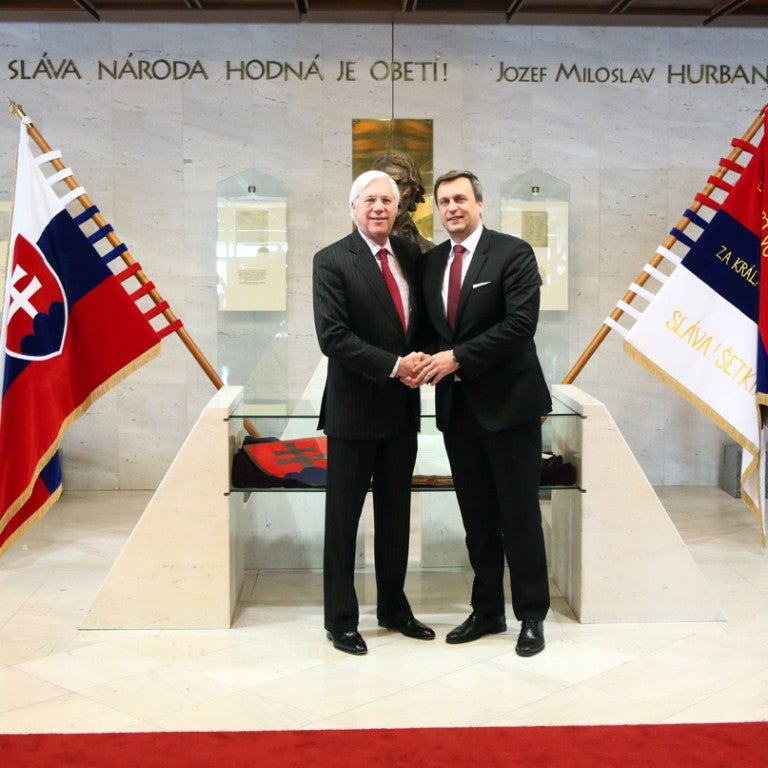 AJC Delegation Visits Slovakia after Opening of AJC Central Europe