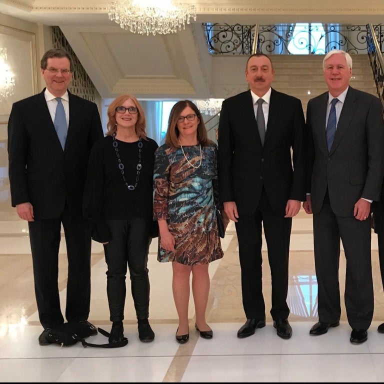 AJC Delegation Visits Azerbaijan, Meets President Aliyev