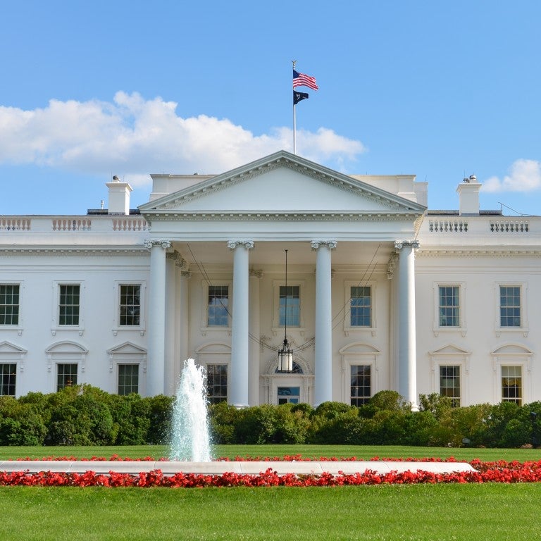 Photo of the white house