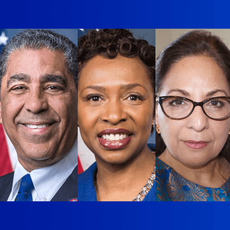 Congressman Adriano Espaillat, Congresswoman Yvette Clarke, Daisy Khan
