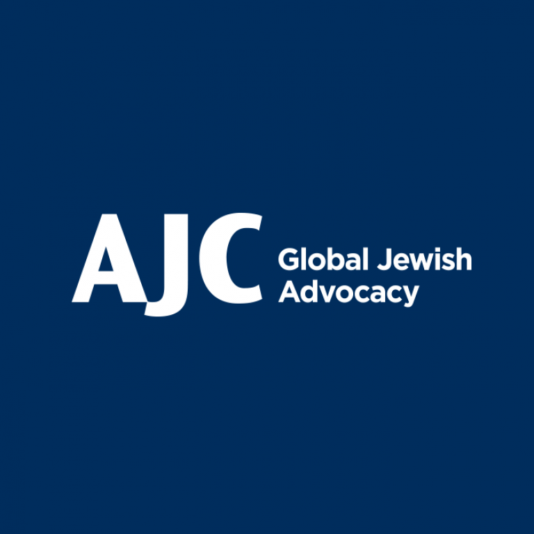 AJC Logo on a navy background