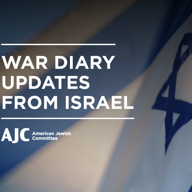 War Diary Updates from Israel
