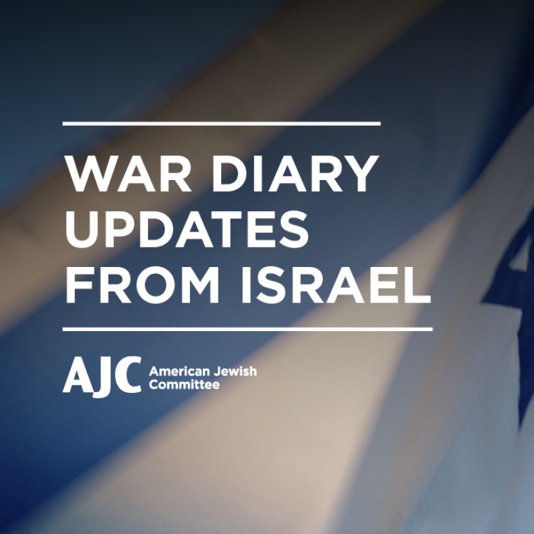 American Jewish Committee stands with Israel