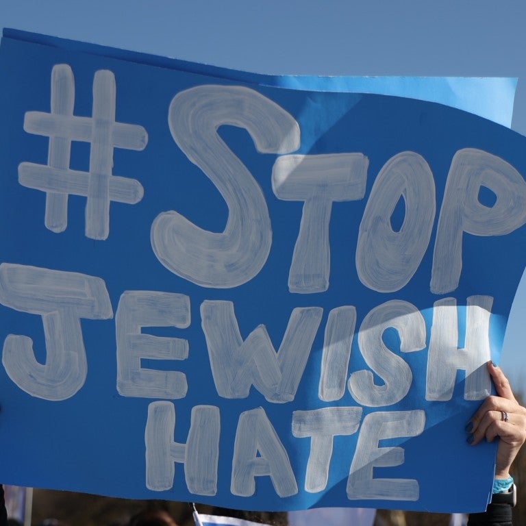 #StopJewishHate Sign