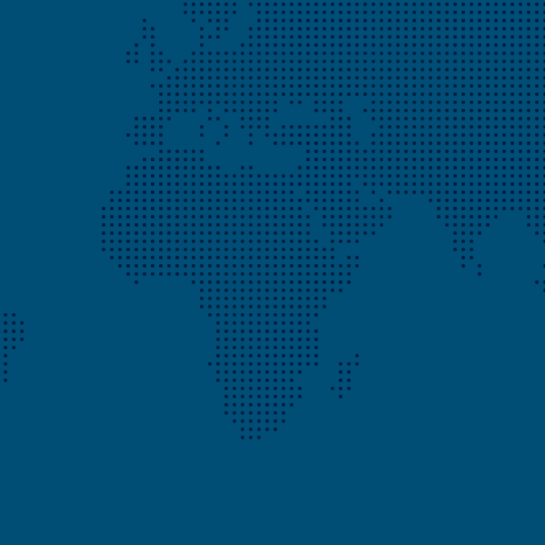 Blue map featuring Africa