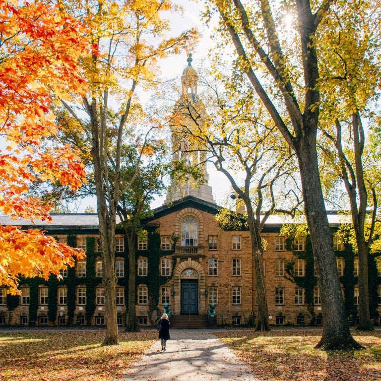 College Campus in the fall