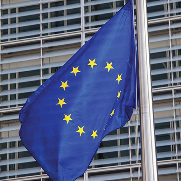 Photo of the European Union flag
