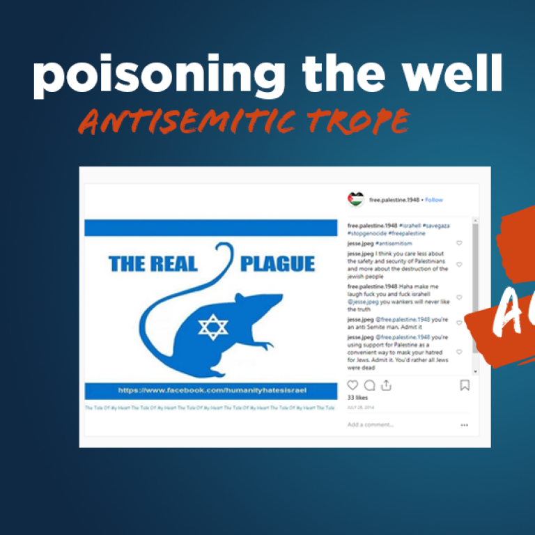 poisoning the well - when this is Antisemitic - Translate Hate