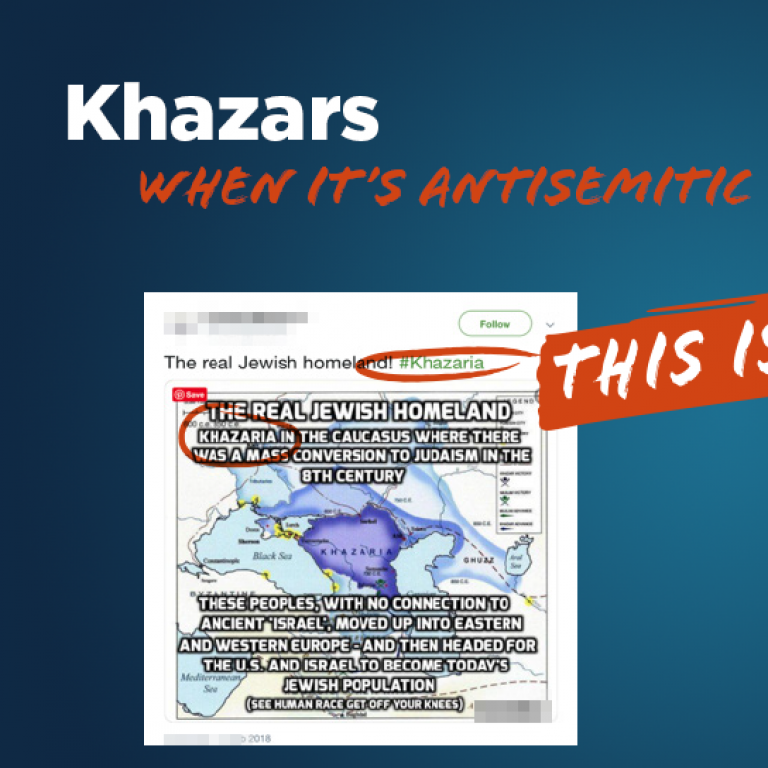 Khazars - when this is Antisemitic - Translate Hate