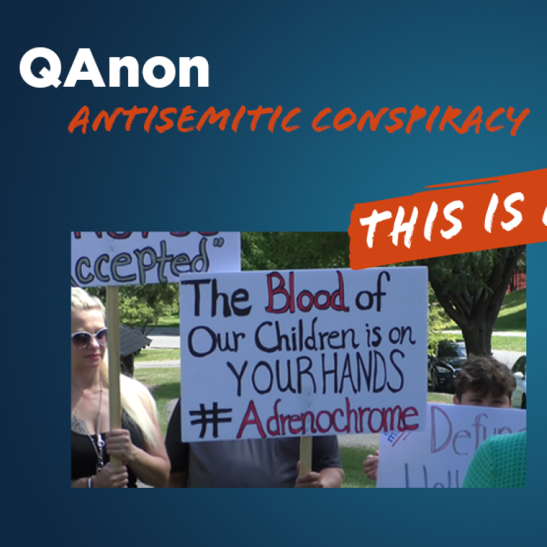 QAnon - This is Antisemitic - Translate Hate