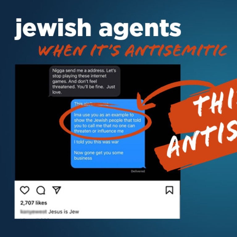 Jewish agents - when this is Antisemitic - Translate Hate