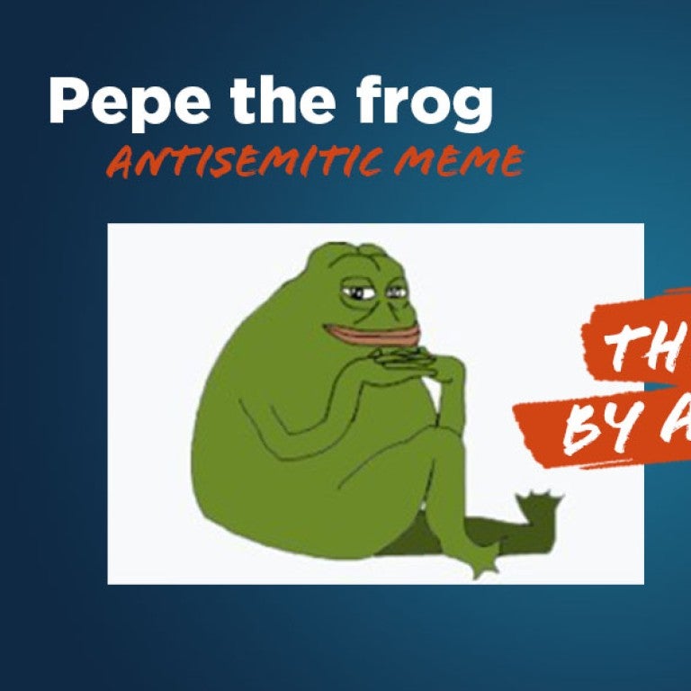 Pepe the frog is used by antisemites
