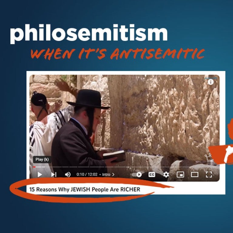 philosemitism - See when this is Antisemitic - Translate Hate