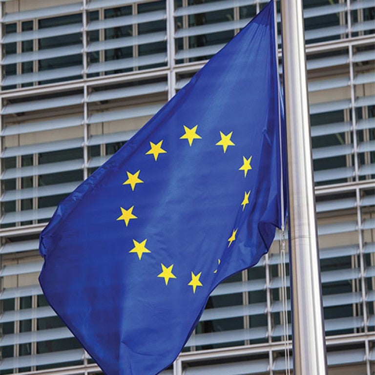 Photo of European Union flag