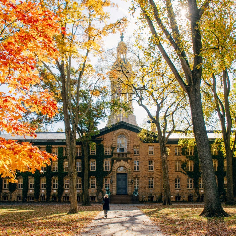 College Campus in the fall