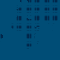 Blue map featuring Africa
