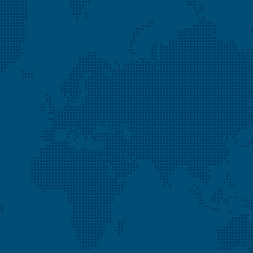 Blue map featuring Asia and Africa
